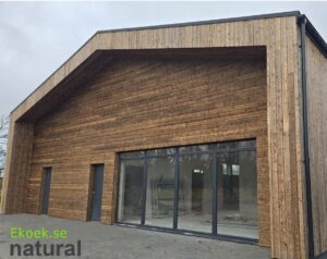 Bränd Träfasad för utomhusbruk